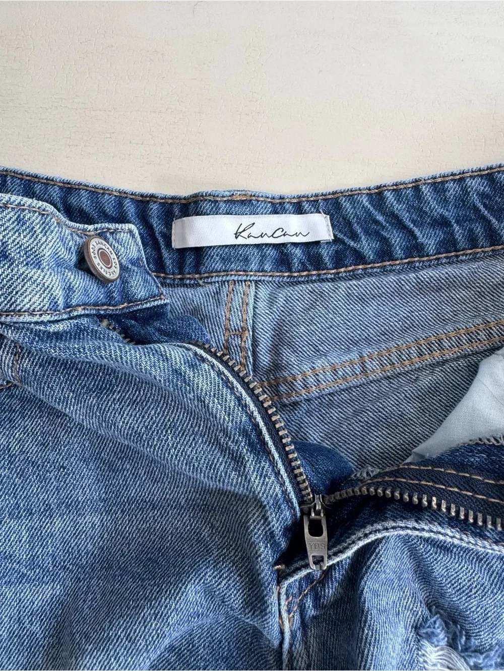 Blue Denim Shorts